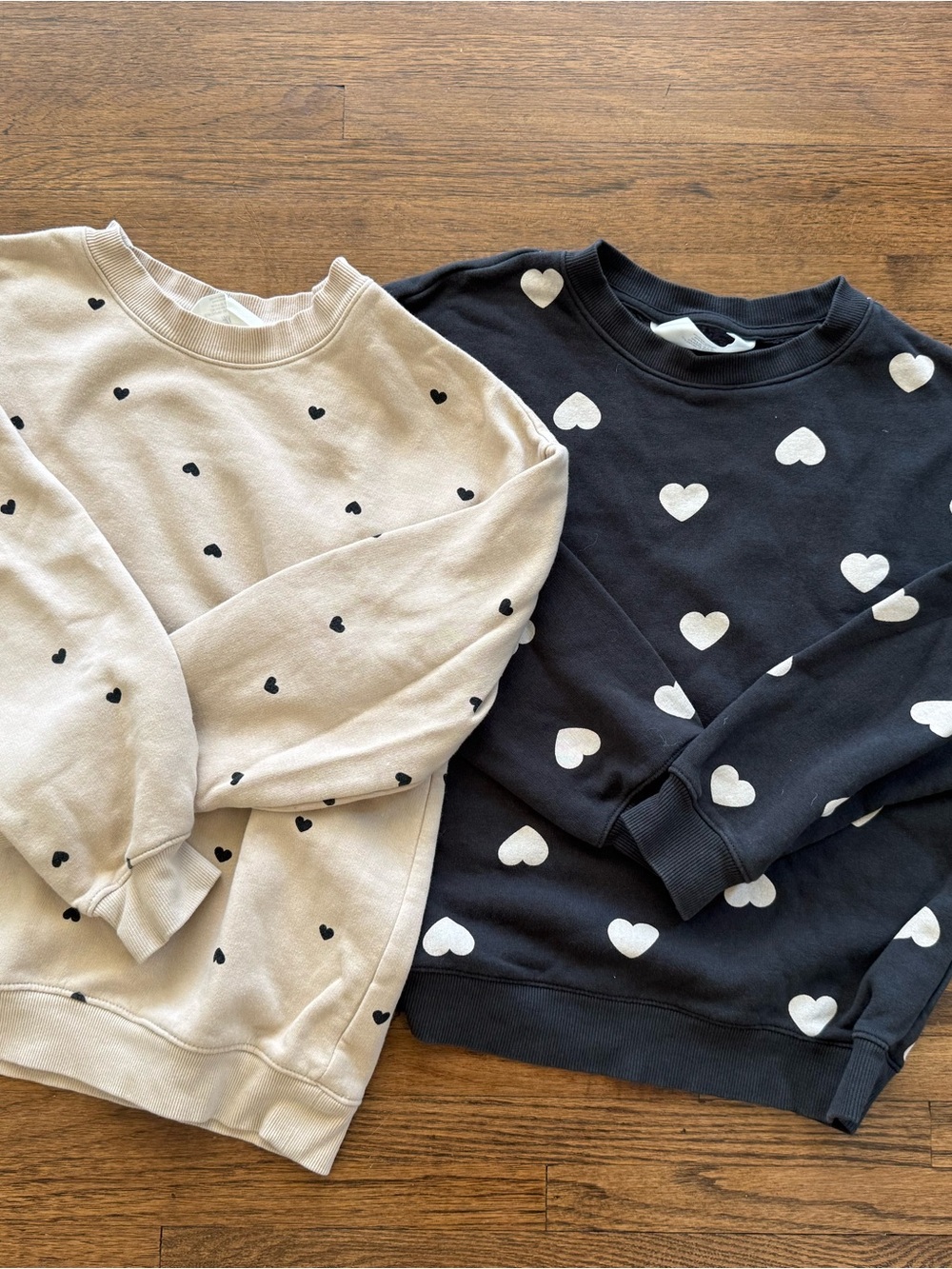 H&M two pack girls sweatshirts size 8-10